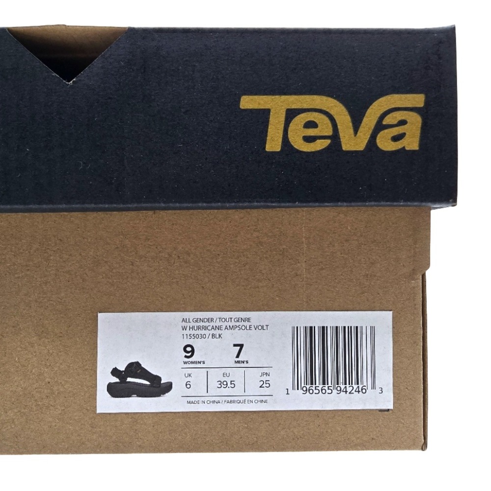 Teva Ampsole Volt Black Sandals 07/09 M US Unisex Outdoor Sport Shoe - Picture 3 of 7